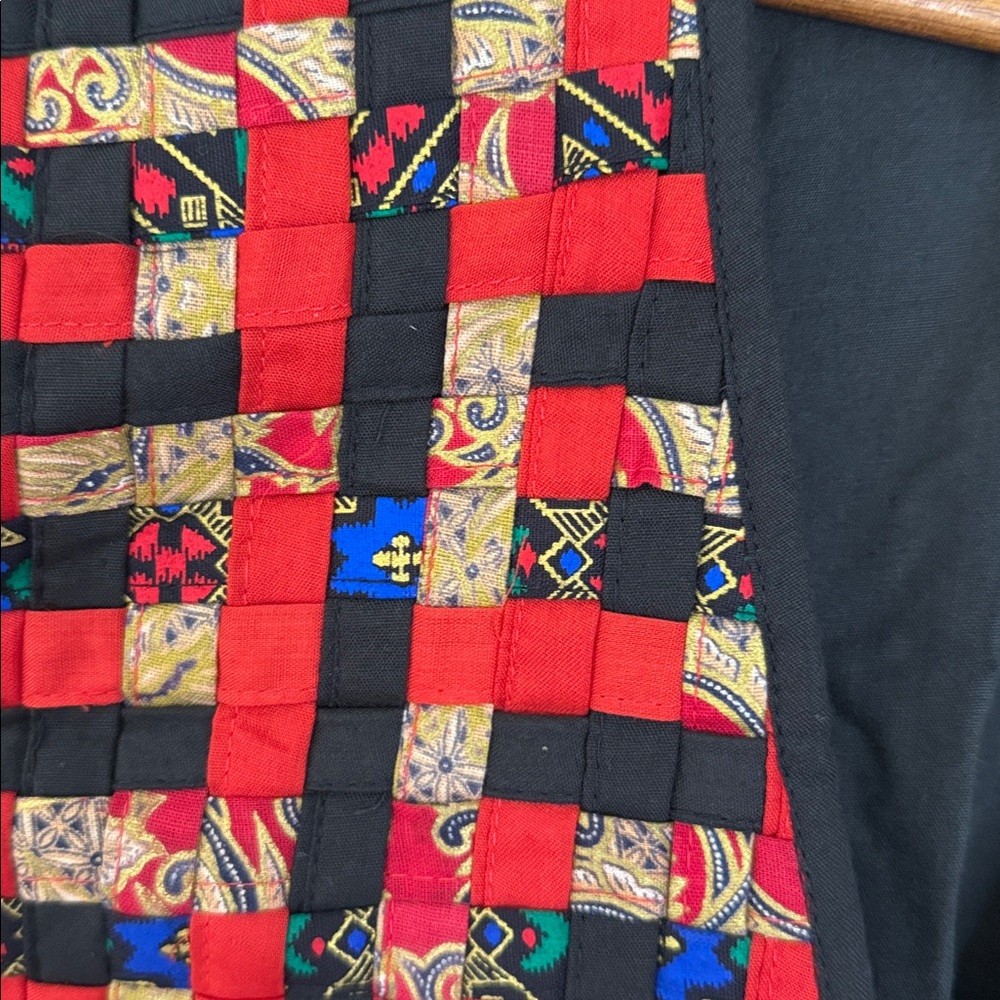 The Everett Collection Patchwork Cotton Vest Bold… - image 4